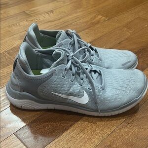 Nike Free RN 2018. Women’s size 8.5. Gray/white.